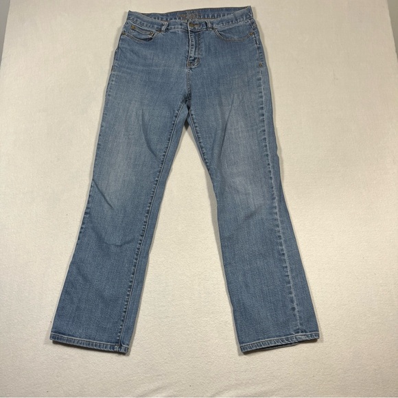 Lauren Ralph Lauren Jeans Womens US 8 Blue Denim Stretch Straight Leg Jeans‎ - Picture 1 of 12